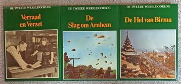 6 boeken over de Tweede Wereldoorlog, nette staat beschikbaar voor biedingen
