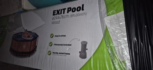 Exit Pool zwembad met overkapping etc, Tuin en Terras, Zwembaden, Zo goed als nieuw, Opzetzwembad, Minder dan 80 cm, 200 tot 400 cm