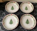 Vier diepe borden Noël kerstservies van Blokker, NIEUW, Huis en Inrichting, Keuken | Servies, Ophalen of Verzenden, Nieuw, Overige stijlen