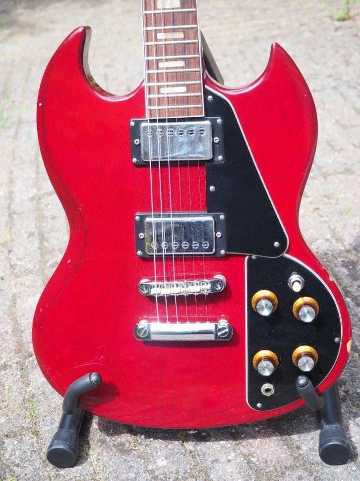Morris SG deLuxe (1970) in perfecte staat! PRIJS VERLAAGD!!!, Muziek en Instrumenten, Snaarinstrumenten | Gitaren | Elektrisch