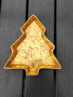 Goudkleurig schaaltje model kerstboom 2 stuks, Diversen, Kerst, Ophalen of Verzenden, Nieuw