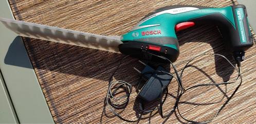 Bosch ASB buxusschaar, Tuin en Terras, Heggenscharen, Gebruikt, Accu, Ophalen of Verzenden