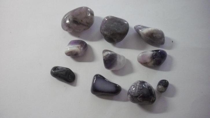 Amethist-Trommelstenen, Verzamelen, Mineralen en Fossielen, Mineraal, Verzenden