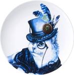 Delfts Blauw Wandbord - Kat met Hoed, Ophalen of Verzenden, Nieuw