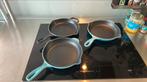 3x Le Creuset Skillet koekenpan 23cm, Huis en Inrichting, Keuken | Potten en Pannen, Ophalen of Verzenden, Zo goed als nieuw, Gietijzer
