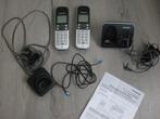 Panasonic Dect telefoons met antwoordapparaat KX-TCD420NL, Telecommunicatie, Ophalen of Verzenden, Zo goed als nieuw, 2 handsets