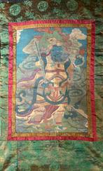 Oude Thangka uit Boeddhistisch klooster Tibet, 112x66 cm, Ophalen of Verzenden