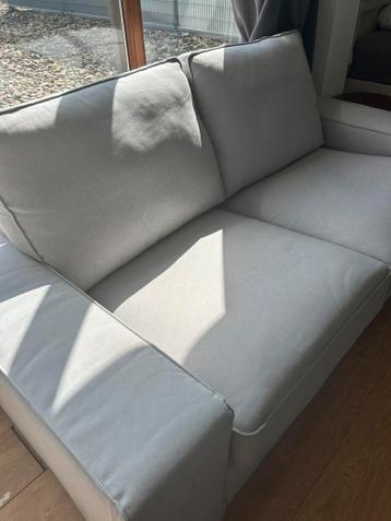 2-zitsbank ikea lichtgrijs als nieuw! - afbeelding 4