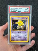 Pokémon PSA 10 1st edition Drowzee #49 Base set, Hobby en Vrije tijd, Verzamelkaartspellen | Pokémon, Ophalen of Verzenden, Zo goed als nieuw