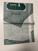 Burda Studio Vintage patroon hemd blouse in 2 variaties 3129, Overige typen, Vrouw, Zo goed als nieuw, Burda