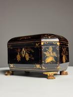 Chinees kistje zwart goud