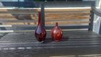 Rode vaasjes, Ophalen, Minder dan 50 cm, Rood, Glas