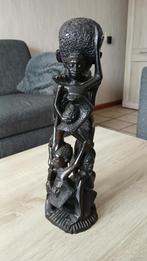 Houtsnijwerk de levensboom uit Gambia H 35cm  zie de foto,s, Ophalen of Verzenden