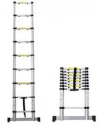 telescoopladder ladder telescopisch 3,80 meter, NIEUW!!!, Ophalen, Nieuw, Ladder, Opvouwbaar of Inschuifbaar