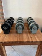 Zware massief metalen zwaarlastwielen , ijzeren bok wielen, Doe-het-zelf en Verbouw, Metalen, Ophalen, Gebruikt, IJzer