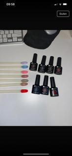 7 kleuren gel lak (nagellak), Ophalen of Verzenden, Zo goed als nieuw, Overige kleuren, Handen en Nagels