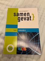Samengevat Wiskunde A - HAVO, Ophalen of Verzenden, Zo goed als nieuw, HAVO, Wiskunde A