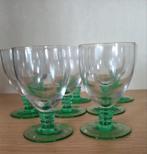 8 art deco   likeur/ borrel glaasjes, Ophalen of Verzenden