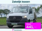 MERCEDES-BENZ SPRINTER 514 dub.cab kipper mbux!, Auto's, Bestelauto's, Gebruikt, Euro 6, 143 pk, Wit