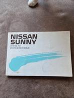 Nissan Sunny, model N13 instruktieboekje, Ophalen of Verzenden