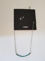 NIEUWE ketting met donkergroenekralen (nikkelvrij), Sieraden, Tassen en Uiterlijk, Kettingen, Ophalen of Verzenden, Nieuw