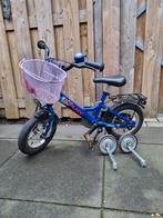 Kinderfiets met zijwieltjes - verstelbaar, Ophalen of Verzenden, Gebruikt, 14 inch of minder