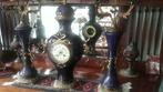 Mooie Vaaspendule met bijpassende grote kandelaars, Antiek en Kunst, Antiek | Klokken, Ophalen