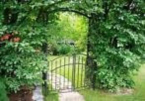 💖️️ METALEN ROZENBOOG MET DEUR 216 CM - PERGOLA POORT ZWART, Tuin en Terras, Tuinhekken en Hekwerk, Nieuw, Sierhekwerk, IJzer
