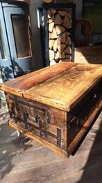 Unieke decoratieve salontafel / kist van Intratuin., Huis en Inrichting, Tafels | Salontafels, 50 tot 100 cm, 50 tot 100 cm, Zo goed als nieuw