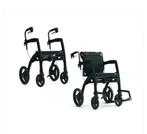 Rollator (2x!) waarvan 1 om te bouwen naar rolstoel, Diversen, Rollators, Ophalen, Opvouwbaar, Zo goed als nieuw