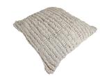 Handmade oriental wool Berber Cushion crème glitter 40x45cm, Wit, Vierkant, Ophalen of Verzenden, Zo goed als nieuw