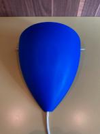 Vintage Ikea Kvintett glazen blauwe wandlamp uit jaren '90, Ophalen, Zo goed als nieuw