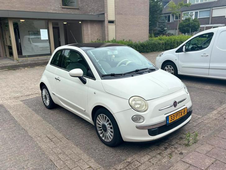 Fiat 500 Lounge Automaat Panoramadak 2011, Auto's, Fiat, Particulier, Ophalen
