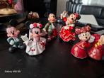 Bruidsparen 3x verschillende mini en mickey mouse, Ophalen of Verzenden, Mickey Mouse, Zo goed als nieuw, Beeldje of Figuurtje