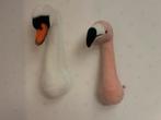 Wanddecoratie Zwaan & Flamingo, Ophalen, Zo goed als nieuw, Wanddecoratie