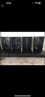 4 leren stoelen, Ophalen, Zo goed als nieuw, Twee