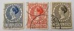 Nederland 1926 - nvph 163-165 - Koningin Wilhelmina - ab, Postzegels en Munten, Postzegels | Nederland, Ophalen of Verzenden, T/m 1940