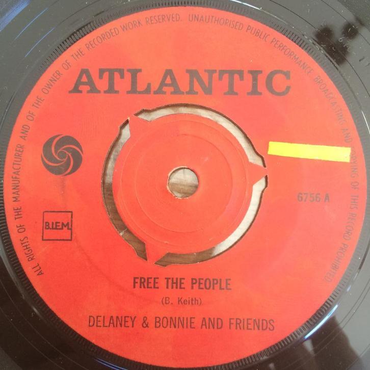 Delaney Bonnie Friends Free People 7" funk soul rock 70s 70, Cd's en Dvd's, Vinyl Singles, Gebruikt, Single, R&B en Soul, 7 inch