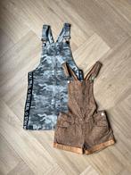 Salopette jurkje en salopette broekje 2x, maat 134, Ophalen of Verzenden, Zo goed als nieuw, Meisje, Broek