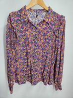 Gebloemde blouse maat S - Vrolijk & Kleurrijk!, Kleding | Dames, N/A, Overige kleuren, N/A, Ophalen of Verzenden