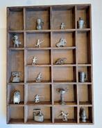 letterbak met tinnen miniaturen, Ophalen of Verzenden