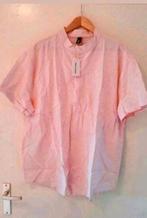Ouku heren overhemd maat 3XL. Okselmaat 88 cm. Nieuw, Ophalen of Verzenden, Nieuw, Roze, Overhemd