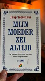 Jaap Toorenaar - Mijn moeder zei altijd, Ophalen of Verzenden, Gelezen, Jaap Toorenaar