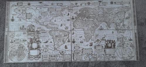 Partij wereldkaarten in 1604. LP Verzenddoos 160x74,5cm, Huis en Inrichting, Woonaccessoires | Wanddecoraties, Nieuw, Ophalen of Verzenden