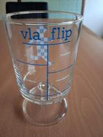 Vintage Vlaflip Glas, Ophalen of Verzenden, Gebruikt