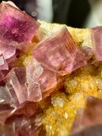 Paarse fluoriet, Ophalen of Verzenden, Mineraal