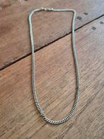 Zilveren ketting 064 gourmetschakel 50cm, Ophalen of Verzenden, Zilver, Zilver