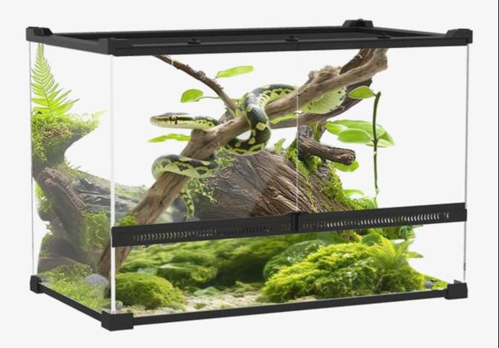 Gezocht! Terrarium 50x30x45, Dieren en Toebehoren, Reptielen en Amfibieën | Toebehoren, Zo goed als nieuw, Terrarium of Paludarium