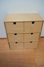MOPPE Miniladekast Ikea mini ladekastje Grenen 31x18x32 cm, Minder dan 50 cm, Gebruikt, 5 laden of meer, Ophalen of Verzenden