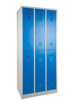 WRC lockerkasten (2-deurs, 4-deurs en 6-deurs) Grijs / Blauw, WRC, Nieuw, Ophalen of Verzenden, Industrieel